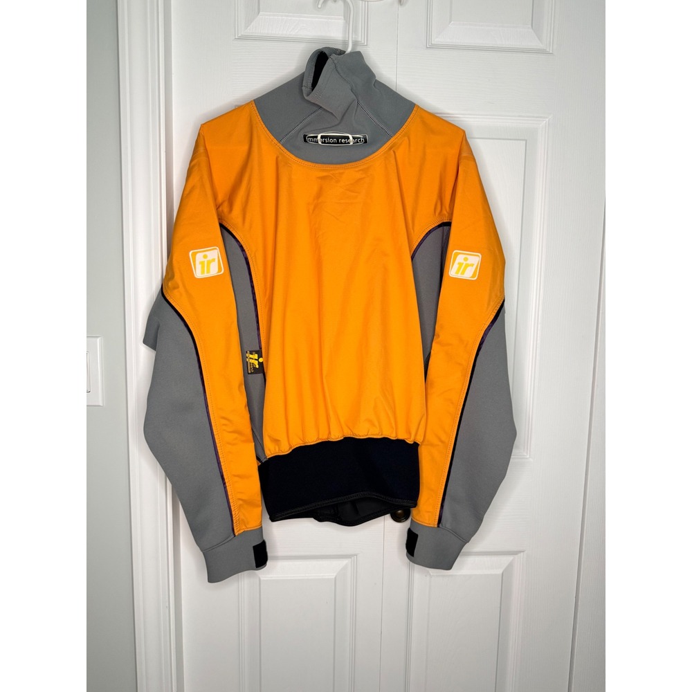 Immersion Research Paddling Dry Top Orange Grey Kayak Rafting Professional Gear